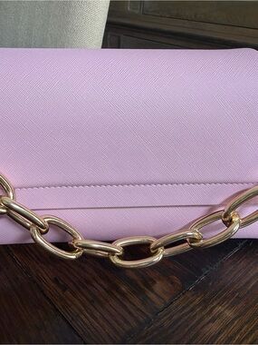 Elegant Pink Chain-Handle Shoulder Bag House of Want